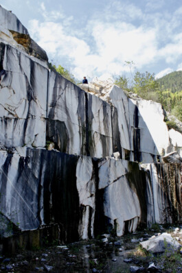 Eva Funk in the Krastal quarry Artist  Eva Funk